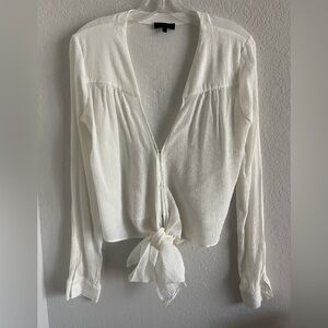 Chic White Women's Blouse by The Range